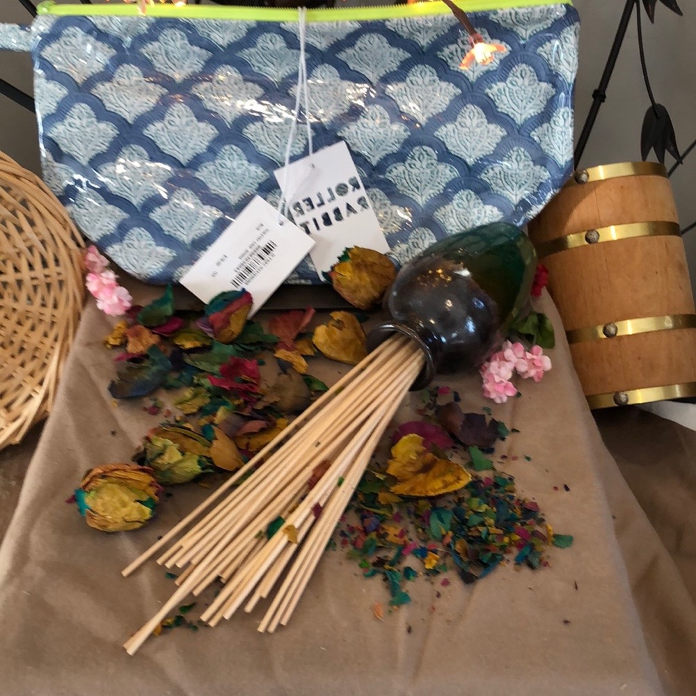 Blue Patterned Pouch - image 2